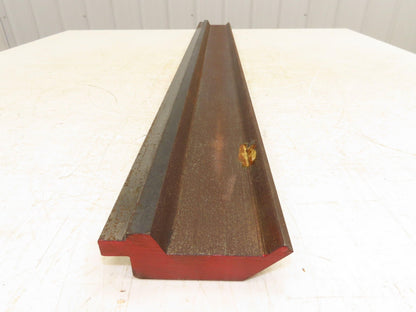 Press Brake Gooseneck Punch Die 40-13/16" Long 90° V 5/16" Finger 3-5/8" H