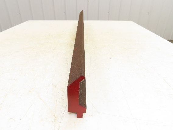 Press Brake Gooseneck Punch Die 40-13/16" Long 90° V 5/16" Finger 3-5/8" H