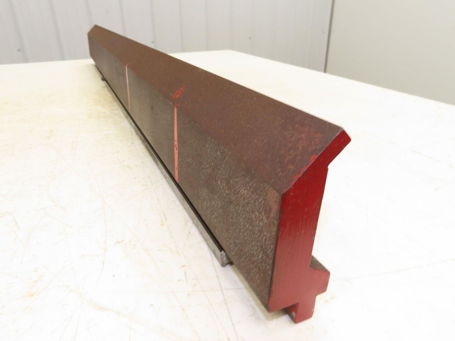 Press Brake Gooseneck Punch Die 40-13/16" Long 90° V 5/16" Finger 3-5/8" H