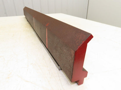 Press Brake Gooseneck Punch Die 40-13/16" Long 90° V 5/16" Finger 3-5/8" H