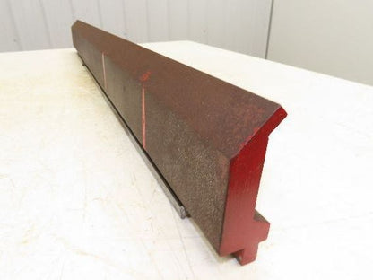 Press Brake Gooseneck Punch Die 40-13/16" Long 90° V 5/16" Finger 3-5/8" H