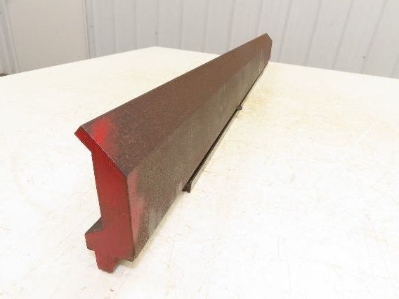 Press Brake Gooseneck Punch Die 40-13/16" Long 90° V 5/16" Finger 3-5/8" H
