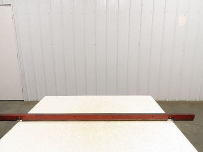 Press Brake Die 62" Long 90° V 3/8" W 7/32" D 1-3/4" H 1/2" Tang