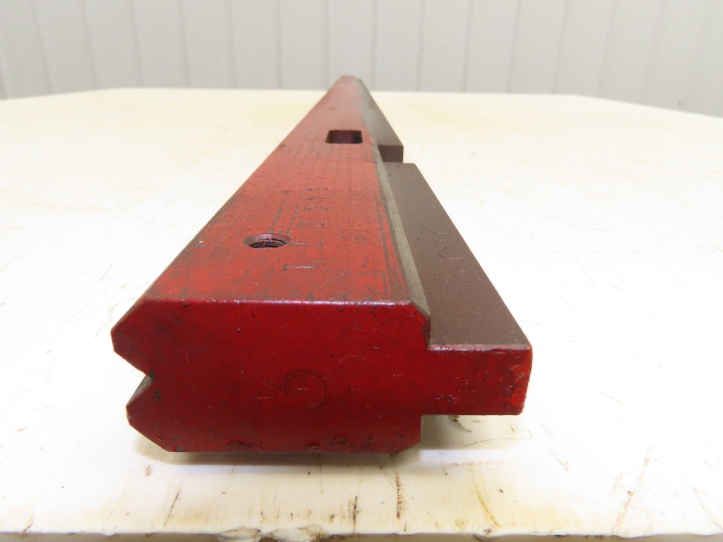 Press Brake Die 62" Long 90° V 3/8" W 7/32" D 1-3/4" H 1/2" Tang