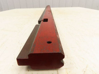 Press Brake Die 62" Long 90° V 3/8" W 7/32" D 1-3/4" H 1/2" Tang