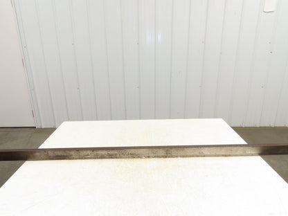 Press Brake Die 62-1/2" Long 90° V 3/8" W 3/16" D 1-3/4" H 1/2" Tang