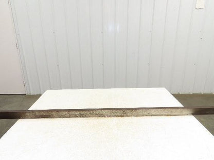 Press Brake Die 62-1/2" Long 90° V 3/8" W 3/16" D 1-3/4" H 1/2" Tang