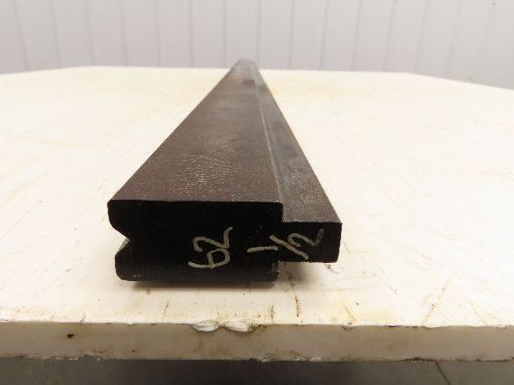 Press Brake Die 62-1/2" Long 90° V 3/8" W 3/16" D 1-3/4" H 1/2" Tang