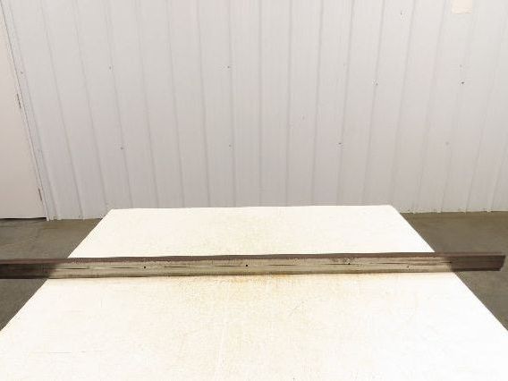 Press Brake Die 60-1/2" Long 90° V 3/8" W 3/16" D 1-3/4" H 1/2" Tang