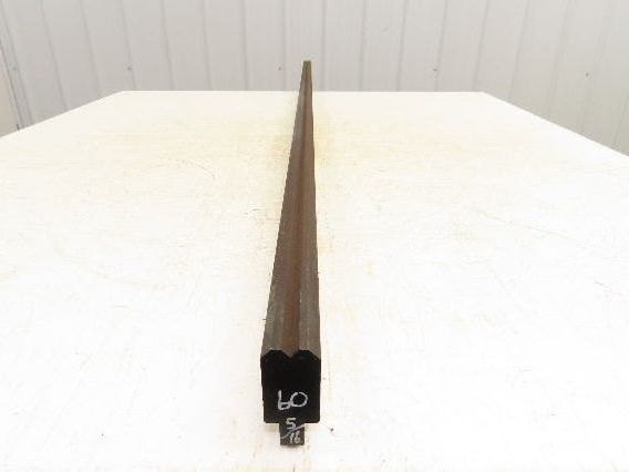 Press Brake Die 60" Long 90° V 1/4" W 5/32" D 1-3/4" H 1/2" Tang