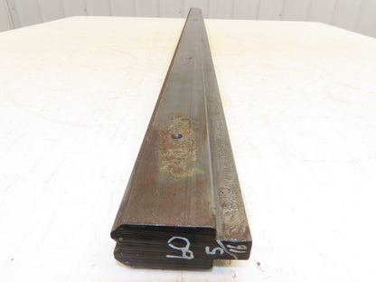 Press Brake Die 60" Long 90° V 1/4" W 5/32" D 1-3/4" H 1/2" Tang