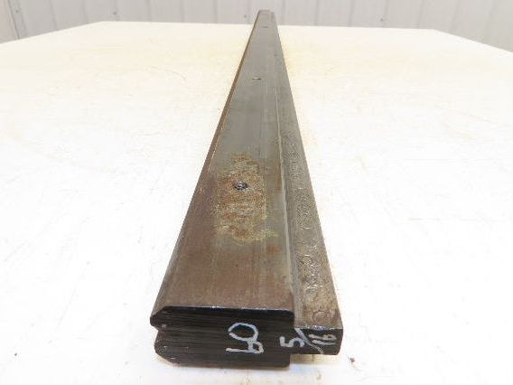 Press Brake Die 60" Long 90° V 1/4" W 5/32" D 1-3/4" H 1/2" Tang