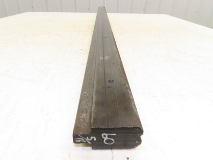 Press Brake Die 60" Long 90° V 1/4" W 5/32" D 1-3/4" H 1/2" Tang