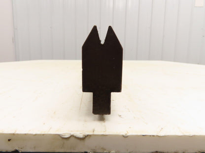 Press Brake Die 76-3/8" Long 30° Acute V 5/16" W 7/16" D 1-3/4" H 1/2" Tang
