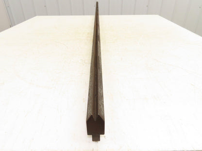 Press Brake Die 76-3/8" Long 30° Acute V 5/16" W 7/16" D 1-3/4" H 1/2" Tang