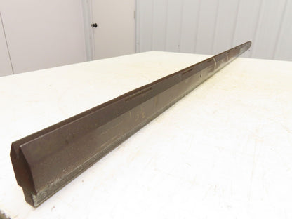 Press Brake Die 76-3/8" Long 30° Acute V 5/16" W 7/16" D 1-3/4" H 1/2" Tang