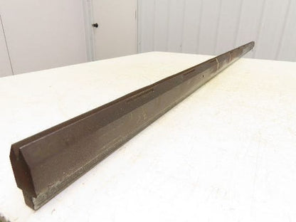Press Brake Die 76-3/8" Long 30° Acute V 5/16" W 7/16" D 1-3/4" H 1/2" Tang