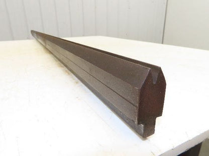 Press Brake Die 76-3/8" Long 30° Acute V 5/16" W 7/16" D 1-3/4" H 1/2" Tang