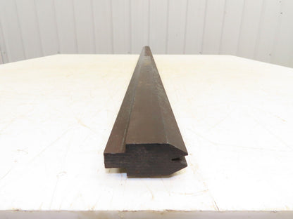 Press Brake Die 76-3/8" Long 30° Acute V 5/16" W 7/16" D 1-3/4" H 1/2" Tang