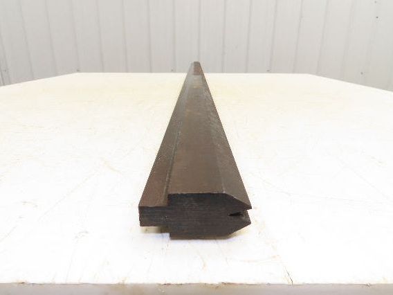 Press Brake Die 76-3/8" Long 30° Acute V 5/16" W 7/16" D 1-3/4" H 1/2" Tang