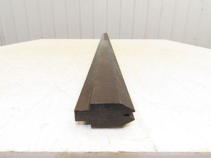 Press Brake Die 76-3/8" Long 30° Acute V 5/16" W 7/16" D 1-3/4" H 1/2" Tang