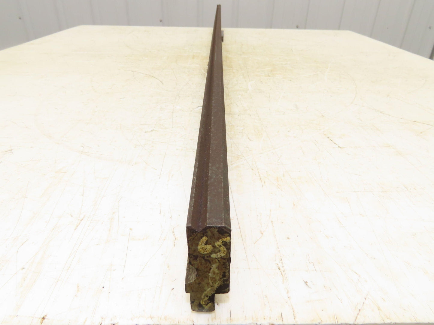Press Brake Die 65" Long 90° V 7/32" W 1/8" D 1-3/4" H 1/2" Tang