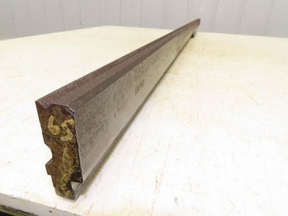 Press Brake Die 65" Long 90° V 7/32" W 1/8" D 1-3/4" H 1/2" Tang