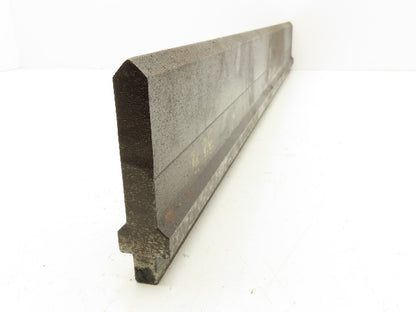 Press Brake Punch Die 32-1/2" Long 90° V 5/8" W 3-3/4" H 1/2" Tang