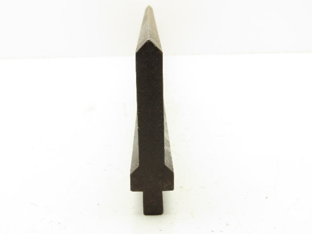 Press Brake Punch Die 32-1/2" Long 90° V 5/8" W 3-3/4" H 1/2" Tang