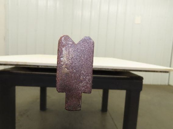 Press Brake Die 122" Long 90° V 7/16" W 1/4" D 1-3/4" H 1/2" Tang