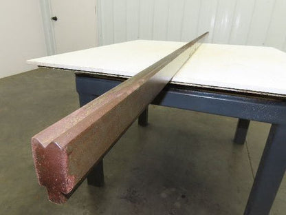 Press Brake Die 122" Long 90° V 7/16" W 1/4" D 1-3/4" H 1/2" Tang