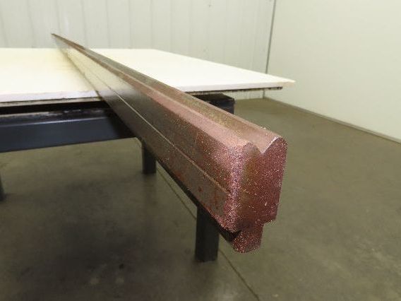 Press Brake Die 122" Long 90° V 7/16" W 1/4" D 1-3/4" H 1/2" Tang