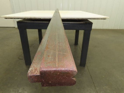 Press Brake Die 122" Long 90° V 7/16" W 1/4" D 1-3/4" H 1/2" Tang