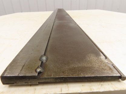 Press Brake Punch Die 69" Long 1/4" Rod Diameter 3-3/4" H 1/2" Tang