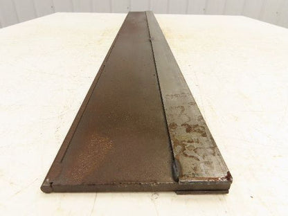 Press Brake Punch Die 48" Long 5/16" Rod Diameter 3-13/16" H 9/16" Tang