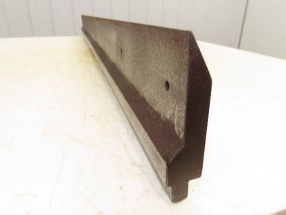 Press Brake Punch Die 51" Long 30° Acute V 5/8" W 3-3/4" H 1/2" Tang