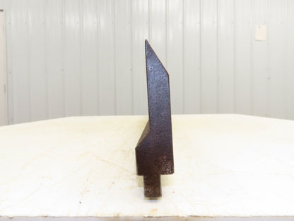 Press Brake Punch Die 51" Long 30° Acute V 5/8" W 3-3/4" H 1/2" Tang