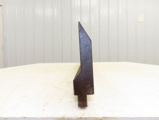 Press Brake Punch Die 51" Long 30° Acute V 5/8" W 3-3/4" H 1/2" Tang