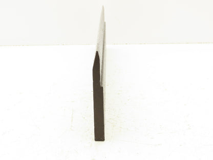 Press Brake Punch Die 21-3/4" Long 30° Acute V 3/8" W 4-1/2" H 1/2" Tang