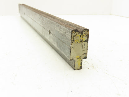 Press Brake Die 25-1/8" Long 90° V 5/16" W 3/16" D 1-3/4" H 1/2" Tang