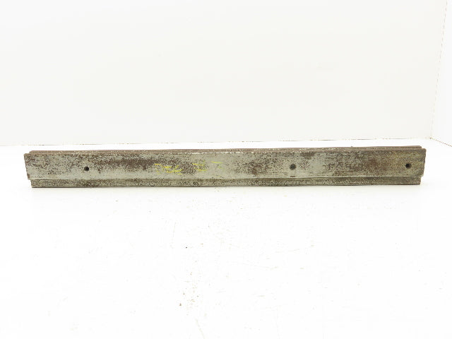Press Brake Die 25-1/8" Long 90° V 5/16" W 3/16" D 1-3/4" H 1/2" Tang