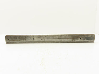 Press Brake Die 25-1/8" Long 90° V 5/16" W 3/16" D 1-3/4" H 1/2" Tang