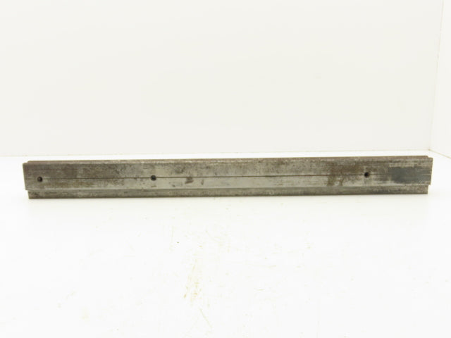 Press Brake Die 25-1/8" Long 90° V 5/16" W 3/16" D 1-3/4" H 1/2" Tang