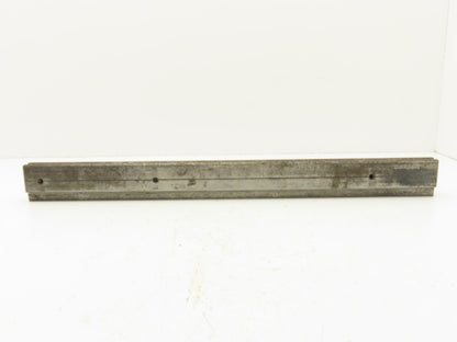 Press Brake Die 25-1/8" Long 90° V 5/16" W 3/16" D 1-3/4" H 1/2" Tang