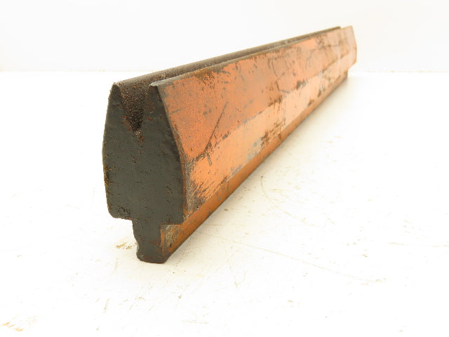 Press Brake Die 22-1/2" Long 30° Acute V 1/2" W 3/4" D 2-1/8" H 1/2" Tang