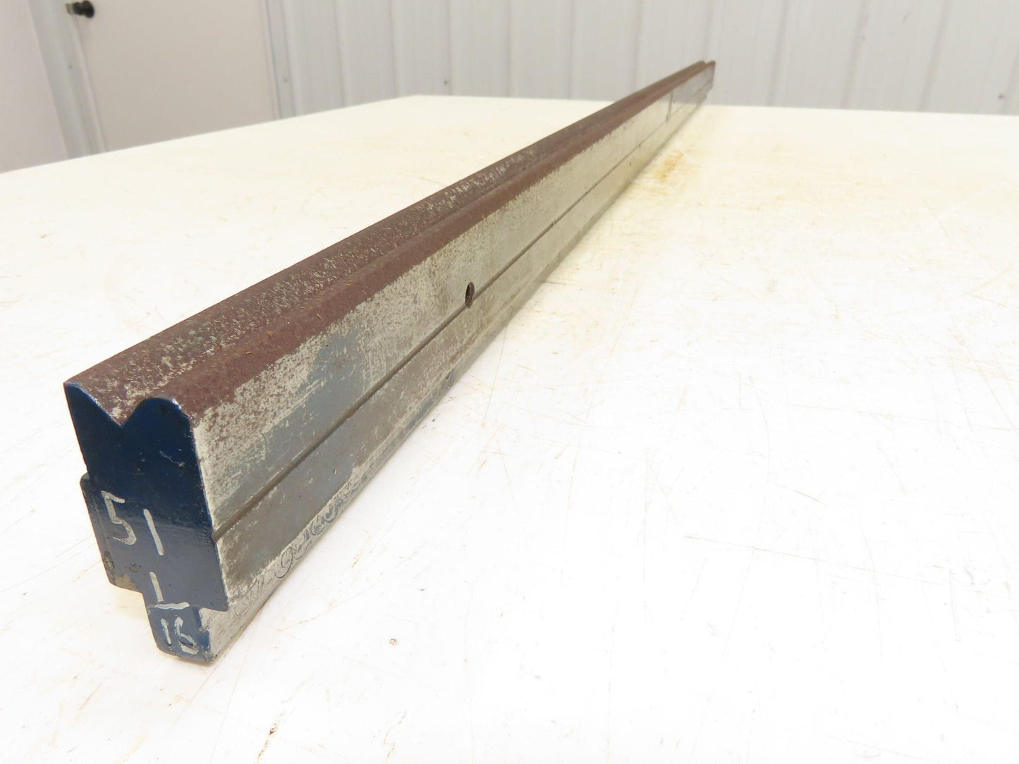 Press Brake Die 51" Long 90° V 1/2" W 1/4" D 1-3/4" H 1/2" Tang
