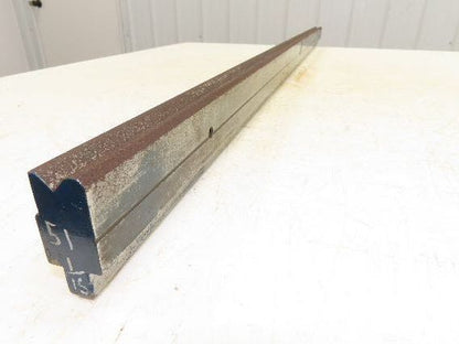 Press Brake Die 51" Long 90° V 1/2" W 1/4" D 1-3/4" H 1/2" Tang