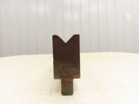 Press Brake Die 37-1/8" Long 90° V 11/16" W 5/16" D 1-3/4" H 1/2" Tang