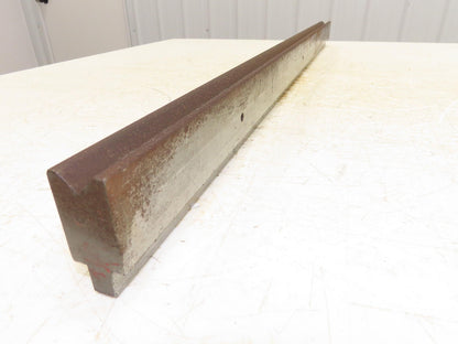 Press Brake Die 37-1/8" Long 90° V 11/16" W 5/16" D 1-3/4" H 1/2" Tang