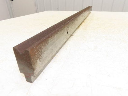 Press Brake Die 37-1/8" Long 90° V 11/16" W 5/16" D 1-3/4" H 1/2" Tang